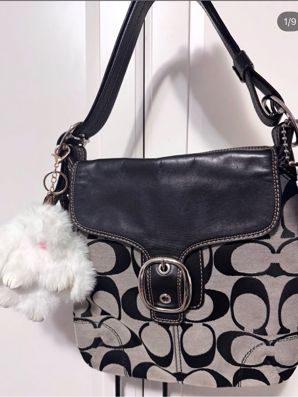 Coach Soho Signature Buckle Flap bag